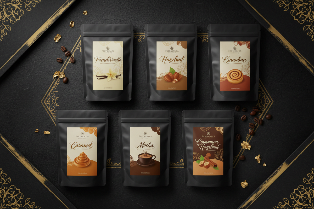 Sample Pack - Flavored Coffees