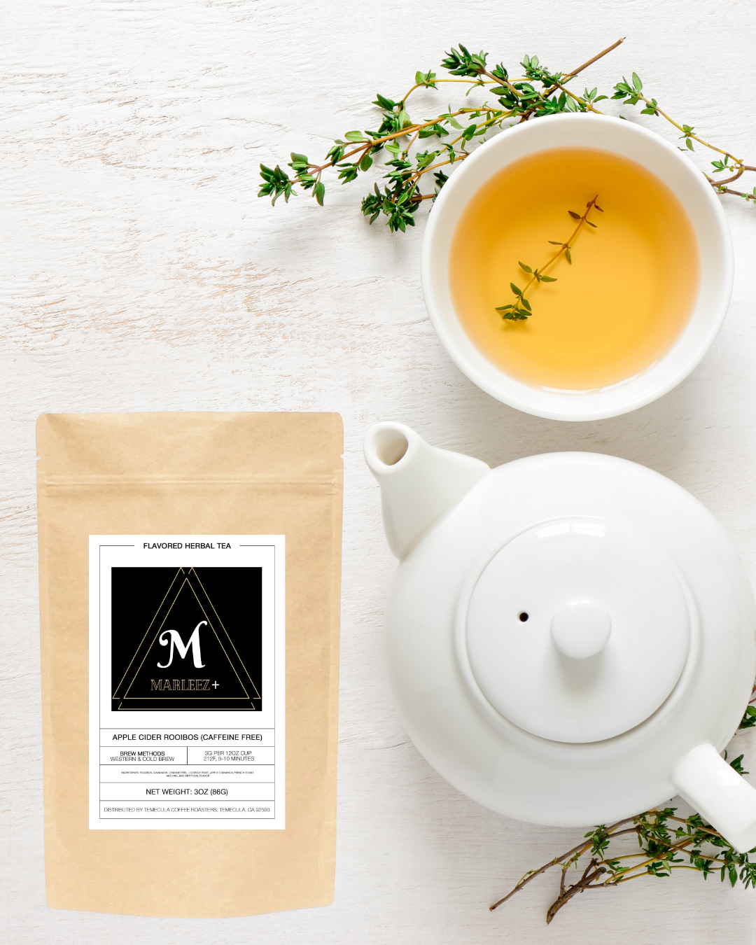 Apple Cider Rooibos (Caffeine Free) – MARLEEZ KOFFEE+