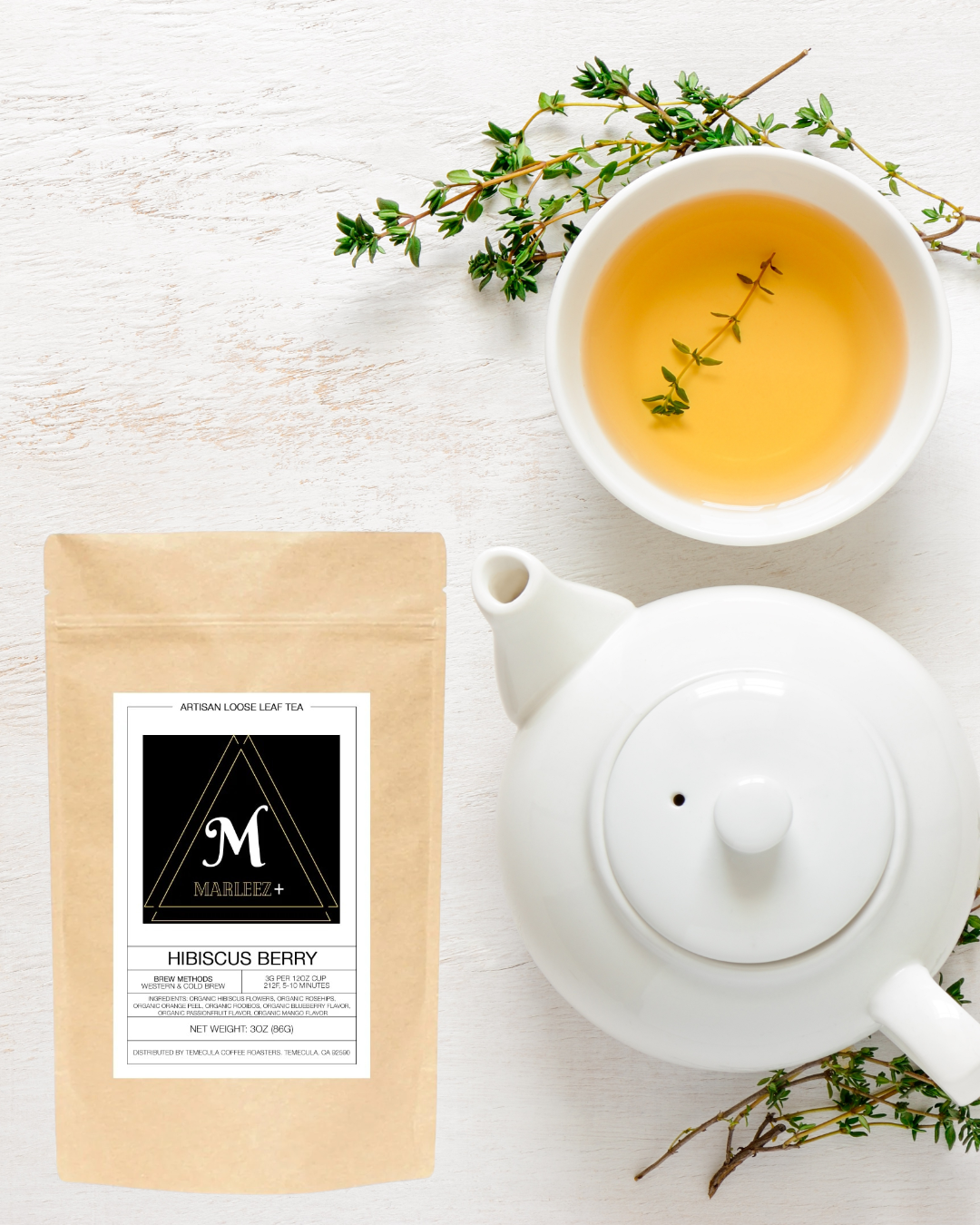 Hibiscus Berry Tea (Caffeine Free)